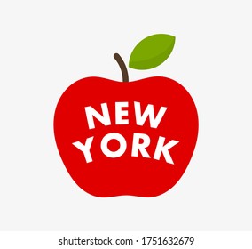 Big Apple New York City Symbol Stock Vector (Royalty Free) 1751632679 ...