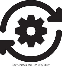 Gran icono negro de flecha. Icono de flecha. Colección vectorial de flecha. Flecha moderna y simple. Ilustración del vector