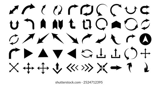 großes Pfeilsymbol. anderes Pfeilzeichen und Symbol. 