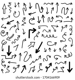 Big Arrow Set Collection Vector