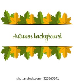 Big Autumn sale. Fall sale design. Three banners collection. Can be used for flyers, banners or posters. 