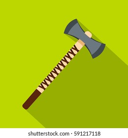 Big ax icon. Flat illustration of big ax vector icon for web
