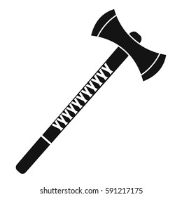Big ax icon. Simple illustration of big ax vector icon for web