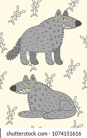 big bad gray woolf