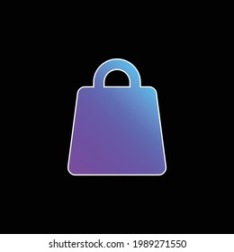 Big Bag blue gradient vector icon