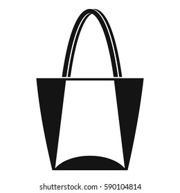 Big bag icon. Simple illustration of big bag vector icon for web