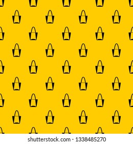 Big bag pattern seamless vector repeat geometric yellow for any design