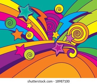 Big Bang Background (vector). In the gallery also available XXL jpeg image made from this vector