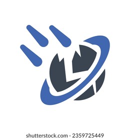 Big Bang Icon, Vector Graphics
