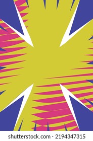Big bang illustration background design