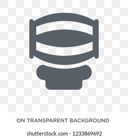 Big Barrel icon. Trendy flat vector Big Barrel icon on transparent background from Nautical collection. 
