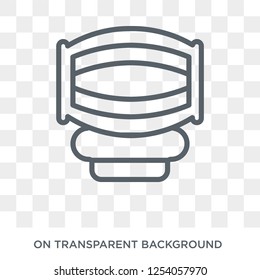 Big Barrel icon. Trendy flat vector Big Barrel icon on transparent background from Nautical collection. High quality filled Big Barrel symbol use for web and mobile