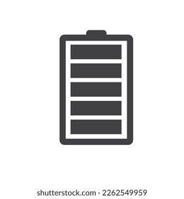 big battery capacity  icon vector element concept design template web 