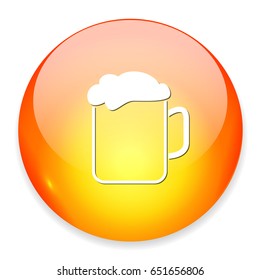 big beer pint icon