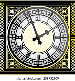 download big ben clock face