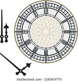 big ben clock vector London