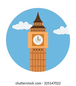 
Big Ben Colored Vector Illustration
