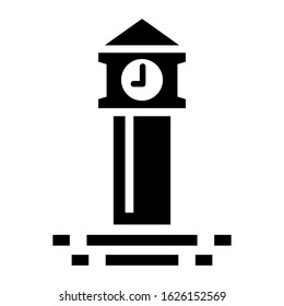 big ben icon or logo isolated sign symbol vector illustration - high quality black style vector icons
