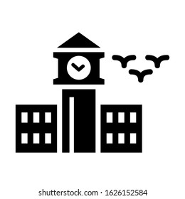 big ben icon or logo isolated sign symbol vector illustration - high quality black style vector icons
