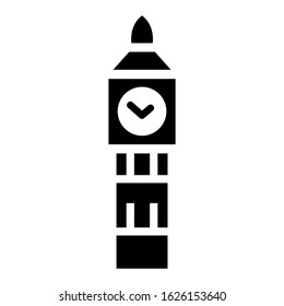 Big Ben Icon Logo Isolated Sign Stock Vector (Royalty Free) 1626153640 ...