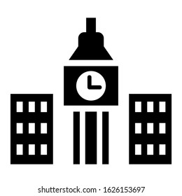 big ben icon or logo isolated sign symbol vector illustration - high quality black style vector icons
