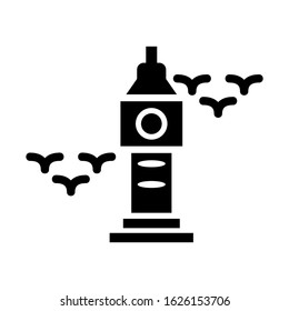 big ben icon or logo isolated sign symbol vector illustration - high quality black style vector icons

