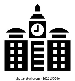 big ben icon or logo isolated sign symbol vector illustration - high quality black style vector icons
