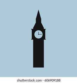 Big Ben London Icon Vector