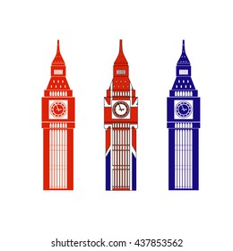 Big Ben of London Old architecture landmark icon