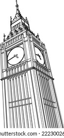 Big Ben London Sketch