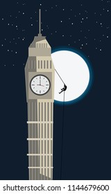 Big Ben London vector illustration 