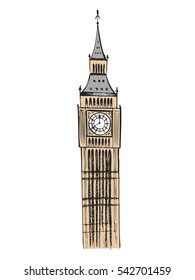 Big Ben London vector illustration