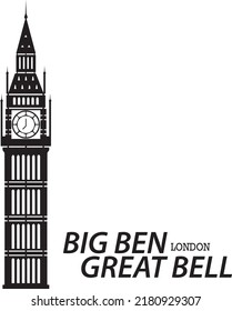 Big Ben is the nickname for the Great Bell of the striking clock at the north end of the Palace of Westminster in London, England