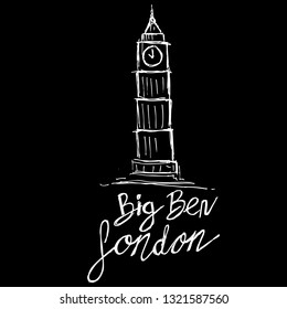 big ben, sketch doodle