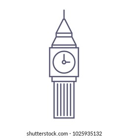 Big Ben tower icon
