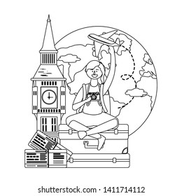 Big ben tower landmark design