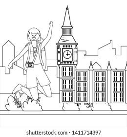 Big ben tower landmark design