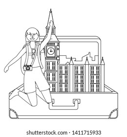 Big ben tower landmark design