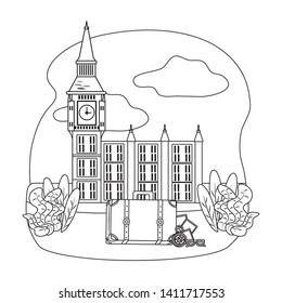 Big ben tower landmark design