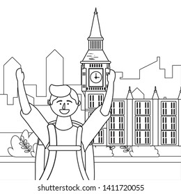 Big ben tower landmark design