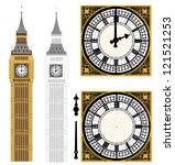 Big Ben in Vector Art