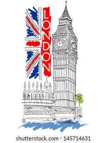 Big Ben vector illustration