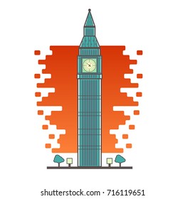 Big Ben vector illustration