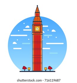 Big Ben vector illustration