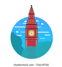 Big Ben vector illustration