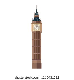 Big Ben Vector Illustration in Flat Design