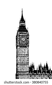 Big Ben in Westminster, London