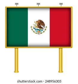Big Billboard Mexico flag
