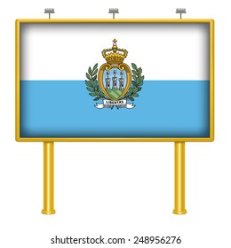 Big Billboard San Marino flag