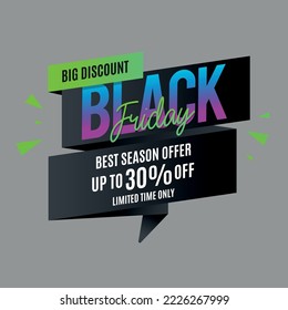 Big Black Friday discount 30% limited